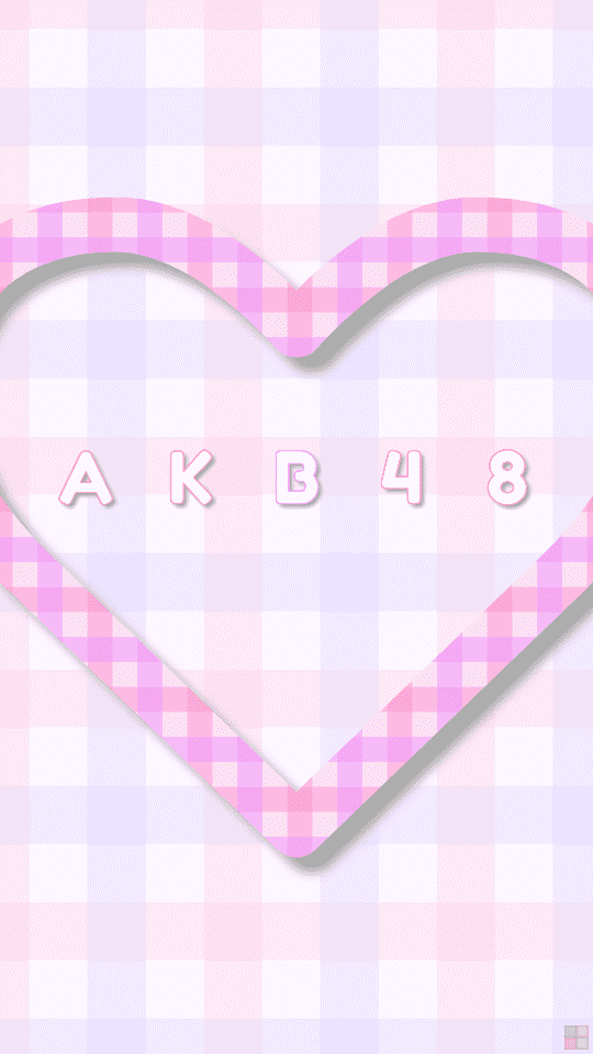 AKB48のアイコン柄２の壁紙