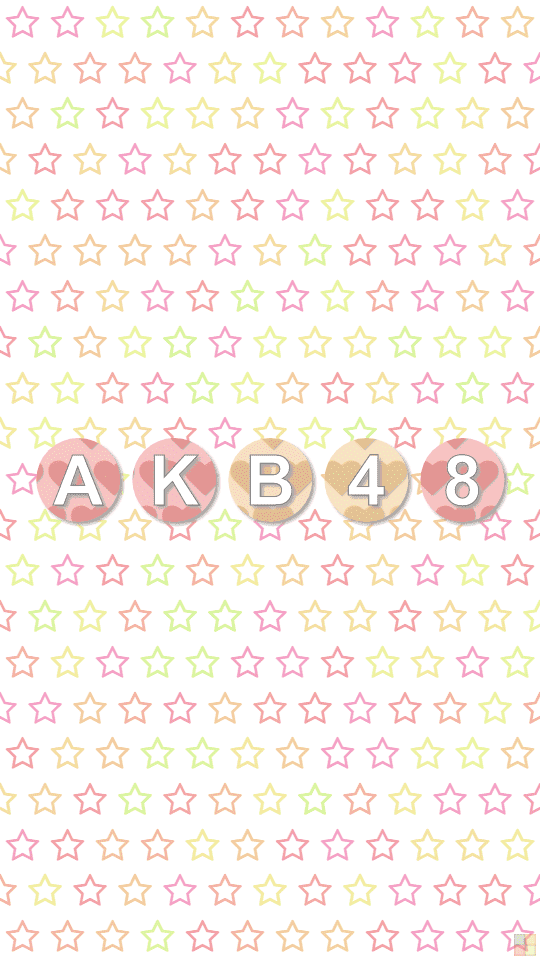 AKB48のアイコン柄１の壁紙