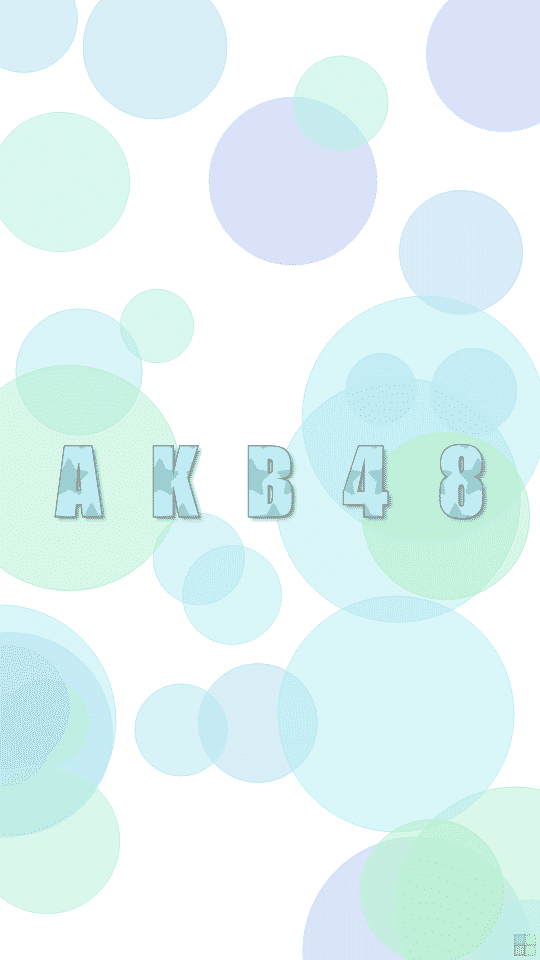 AKB48の図形柄の壁紙