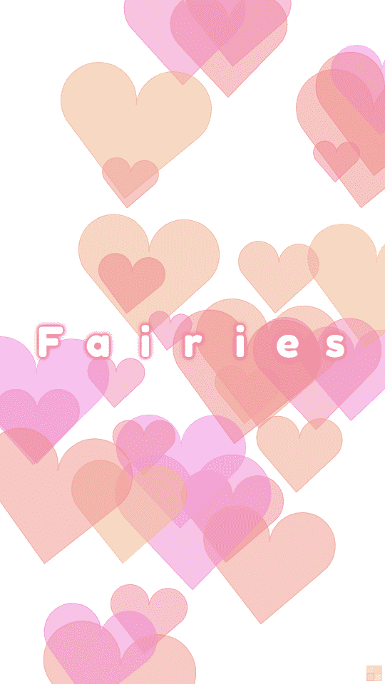 Fairiesの図形柄の壁紙