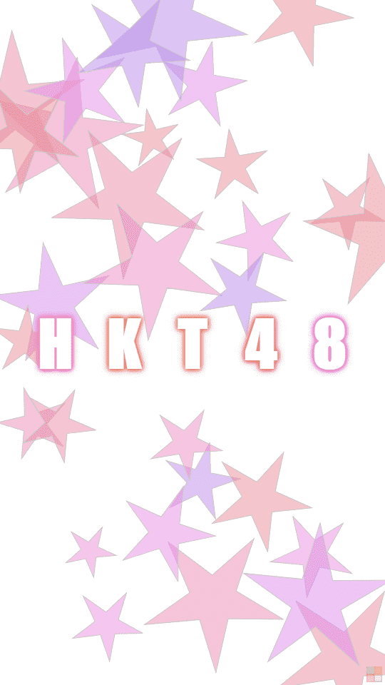 HKT48の図形柄の壁紙