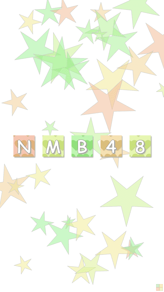 NMB48の図形柄の壁紙