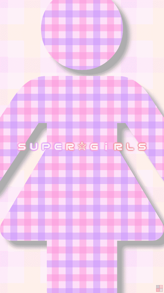 SUPER☆GiRLSのアイコン柄２の壁紙