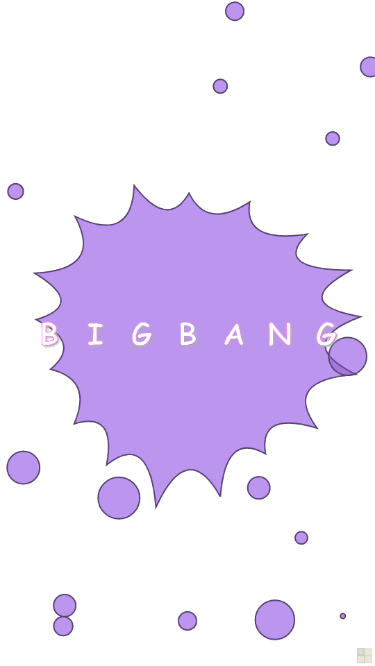BIGBANGのインク柄の壁紙