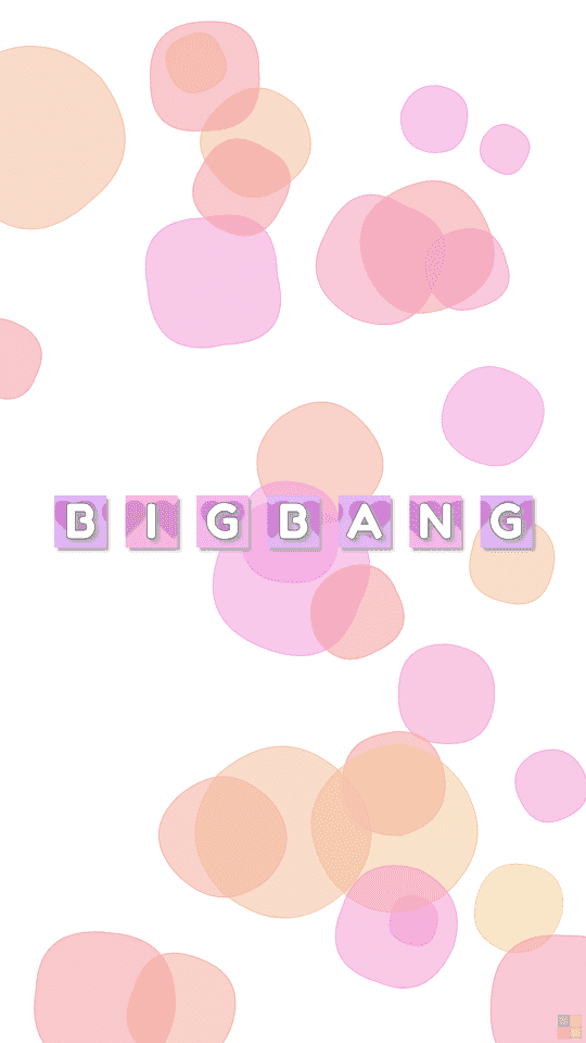 BIGBANGの図形柄の壁紙