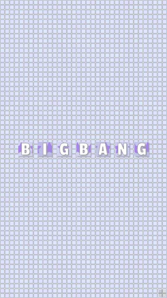 BIGBANGのタイル柄の壁紙