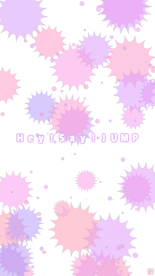 Hey!Say!JUMPのインク柄の壁紙