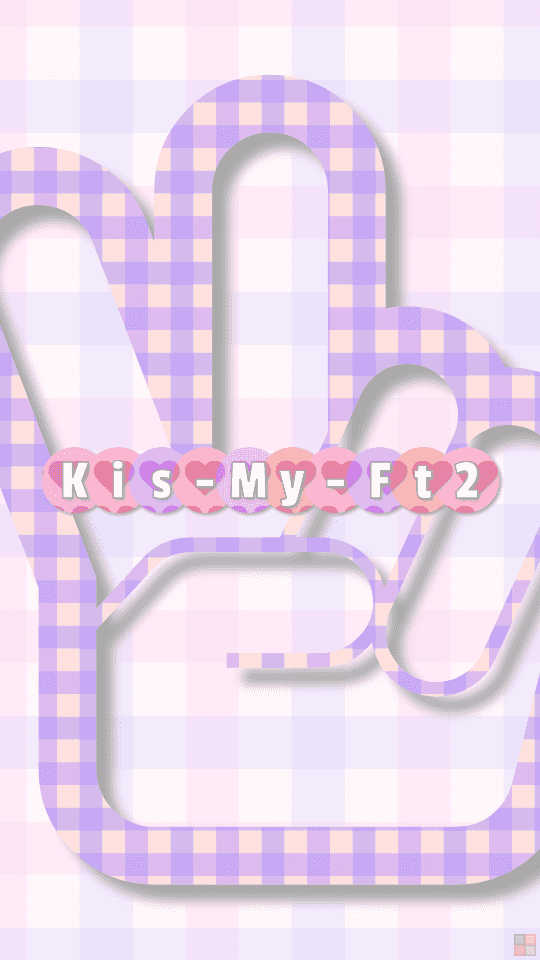 Kis-My-Ft2のアイコン柄２の壁紙