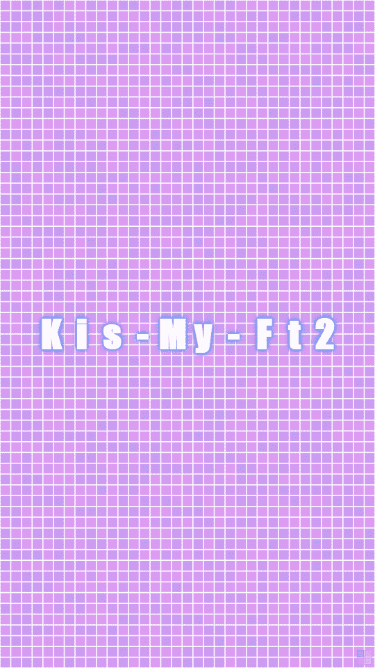 Kis-My-Ft2のタイル柄の壁紙
