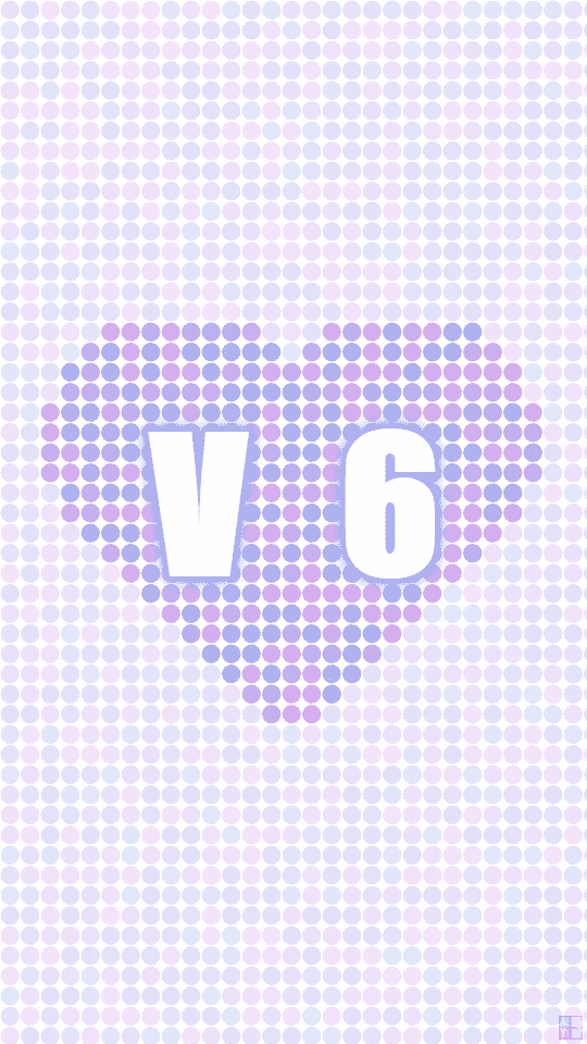 V6のドット柄の壁紙