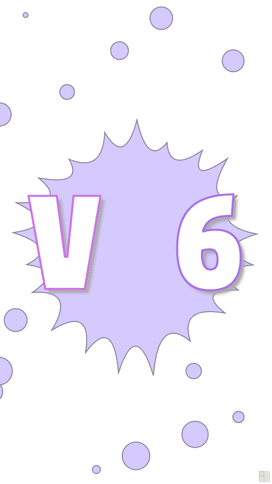 V6のインク柄の壁紙