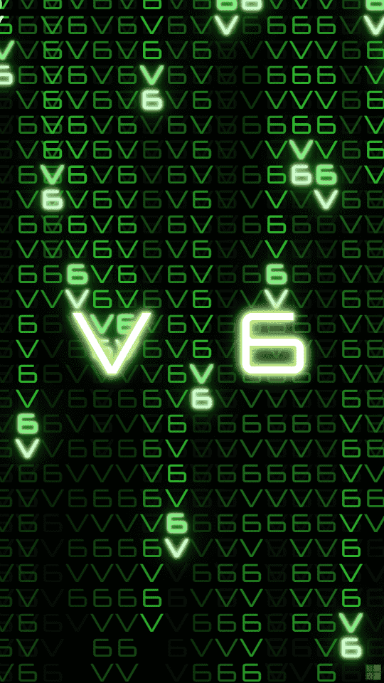 V6のマトリックス風の壁紙
