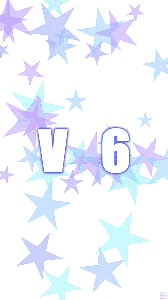 V6の図形柄の壁紙